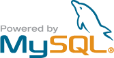 Powered by MySQL logo